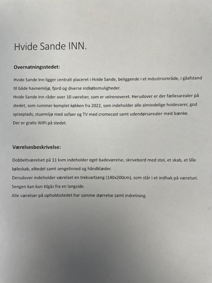 Hvide Sande Inn Zewnętrze zdjęcie