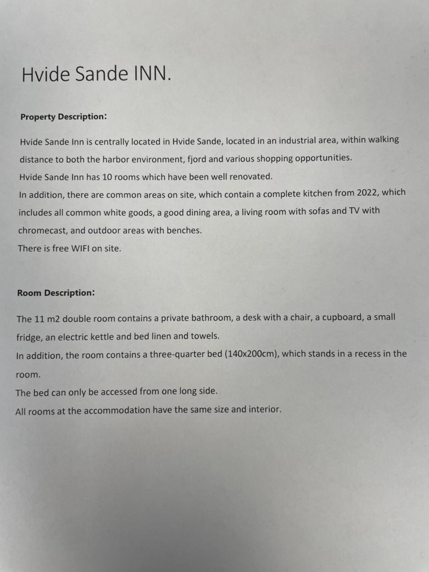 Hvide Sande Inn Zewnętrze zdjęcie